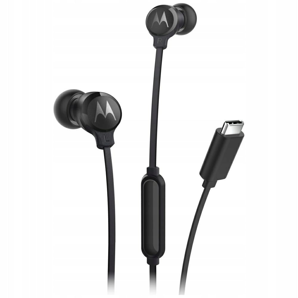 In-ear headphones Motorola Earbuds 3C-S USB-C remote control black