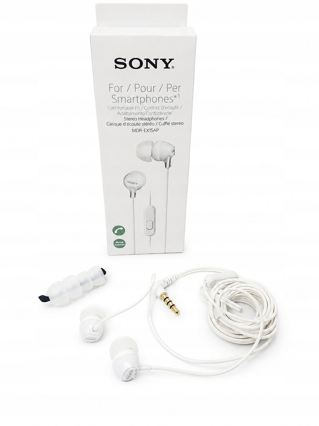 In-ear headphones Sony MDR-EX15AP white