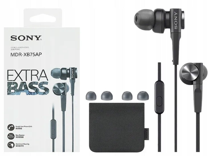 In-ear headphones Sony MDR-XB75AP Extra BASS Hit Brand Sony