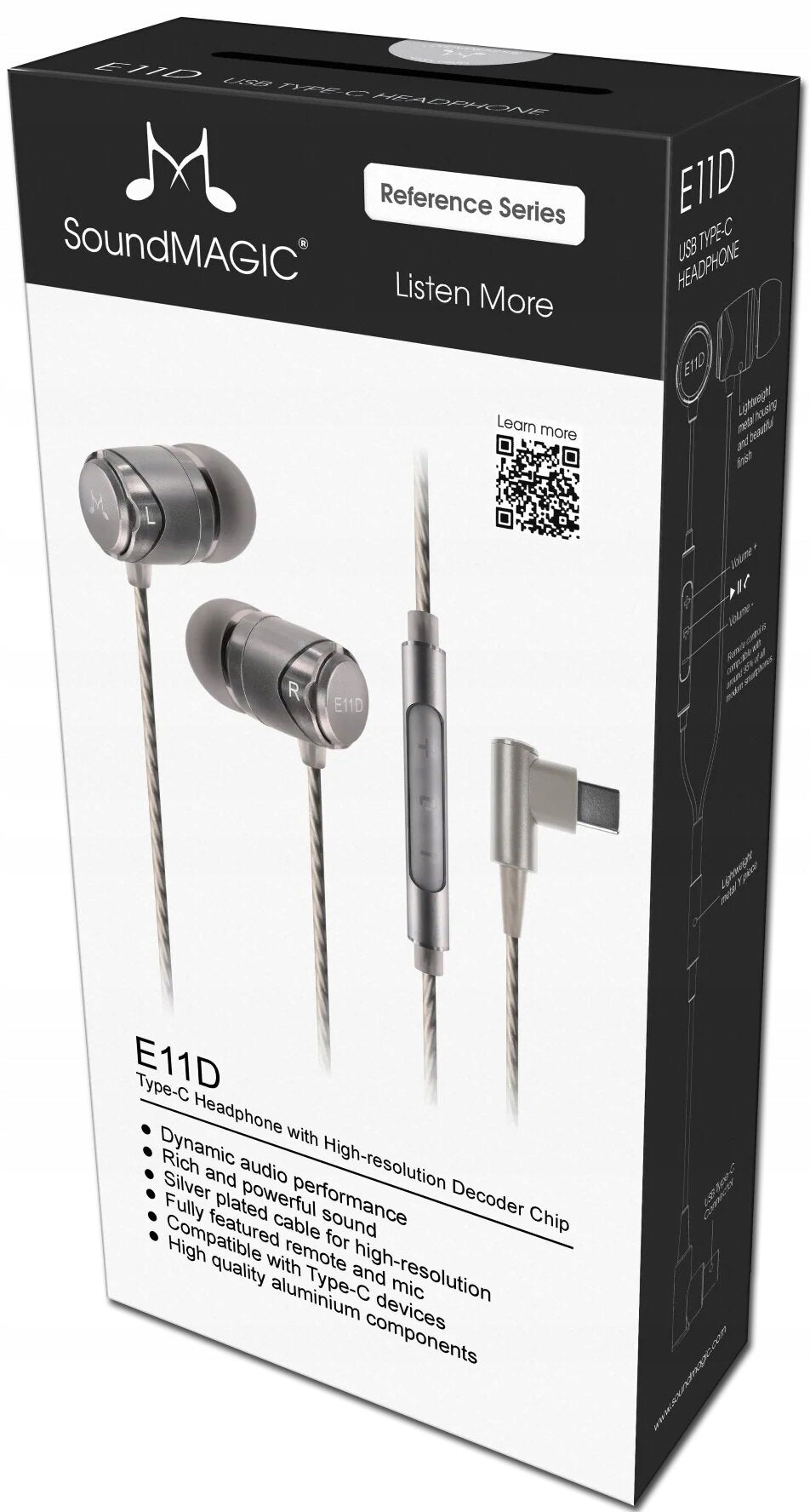 In-ear headphones Soundmagic E11D grey USB C Brand SoundMAGIC