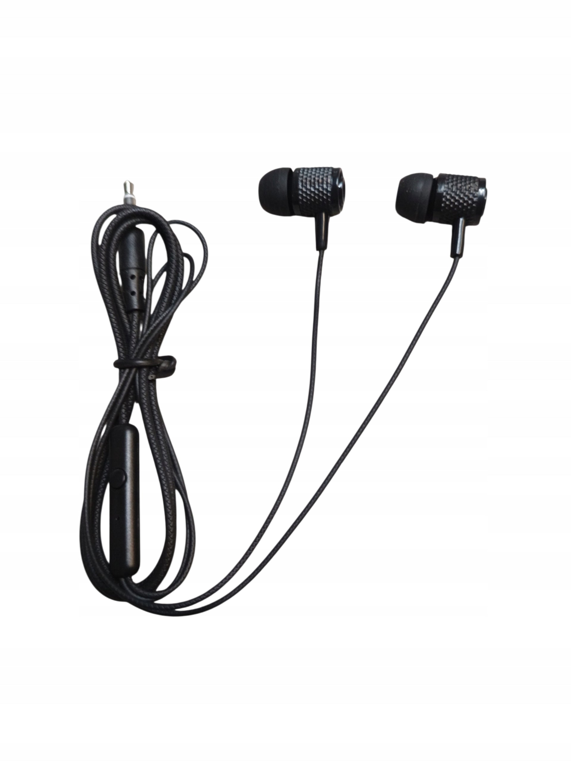 In-ear headphones black microphone second pair FREEBIE