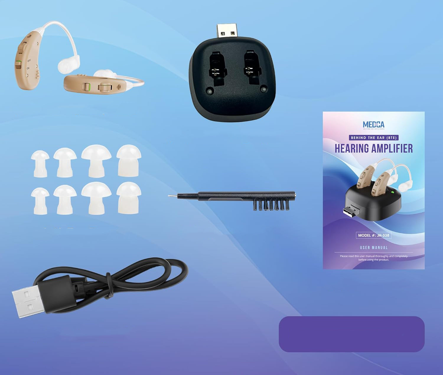 In-ear sound amplifier Medca Medical device no