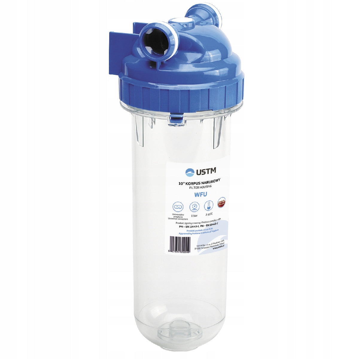 In-line body USTM WFU 10" transparent