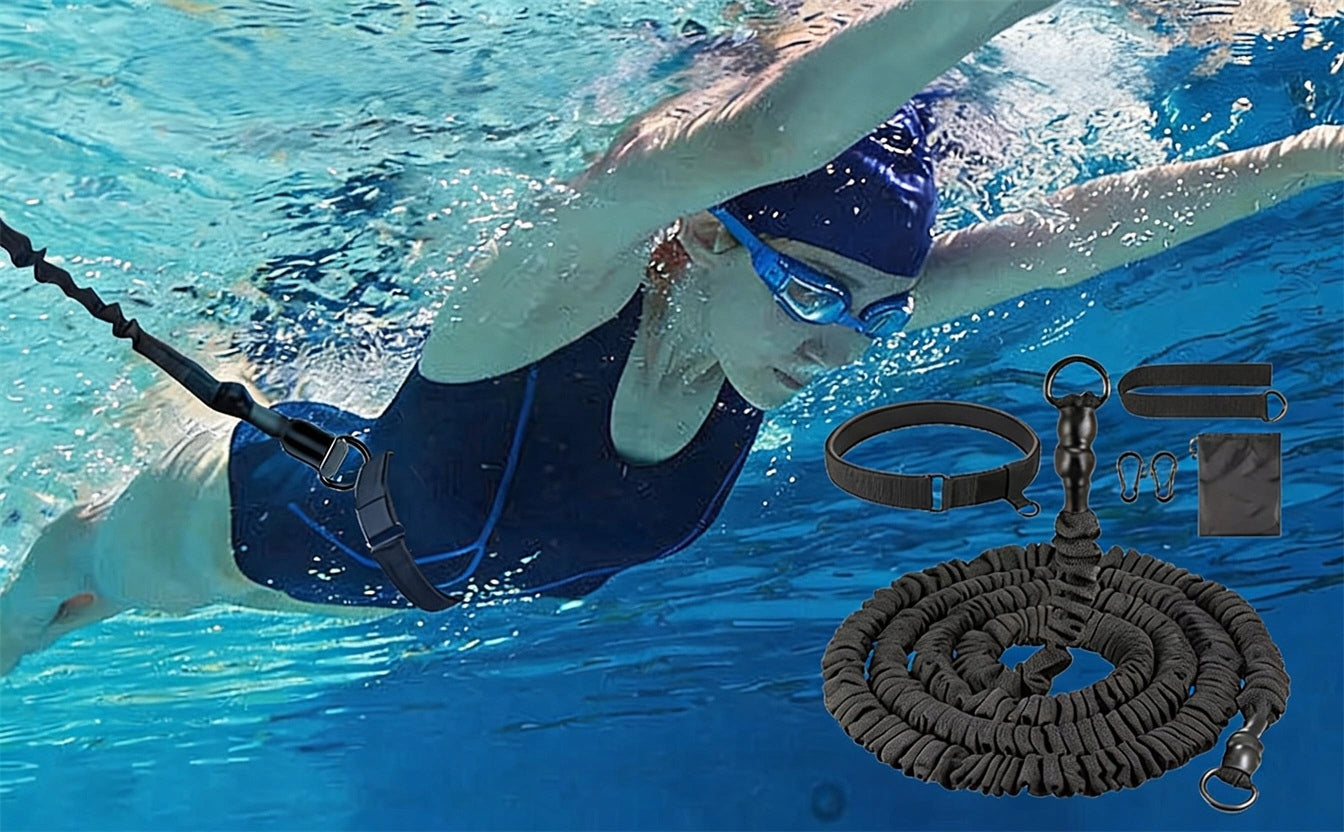 In-place swimming belt resistance rubber 2.5-7.5M ADJUSTABLE training Brand no brand
