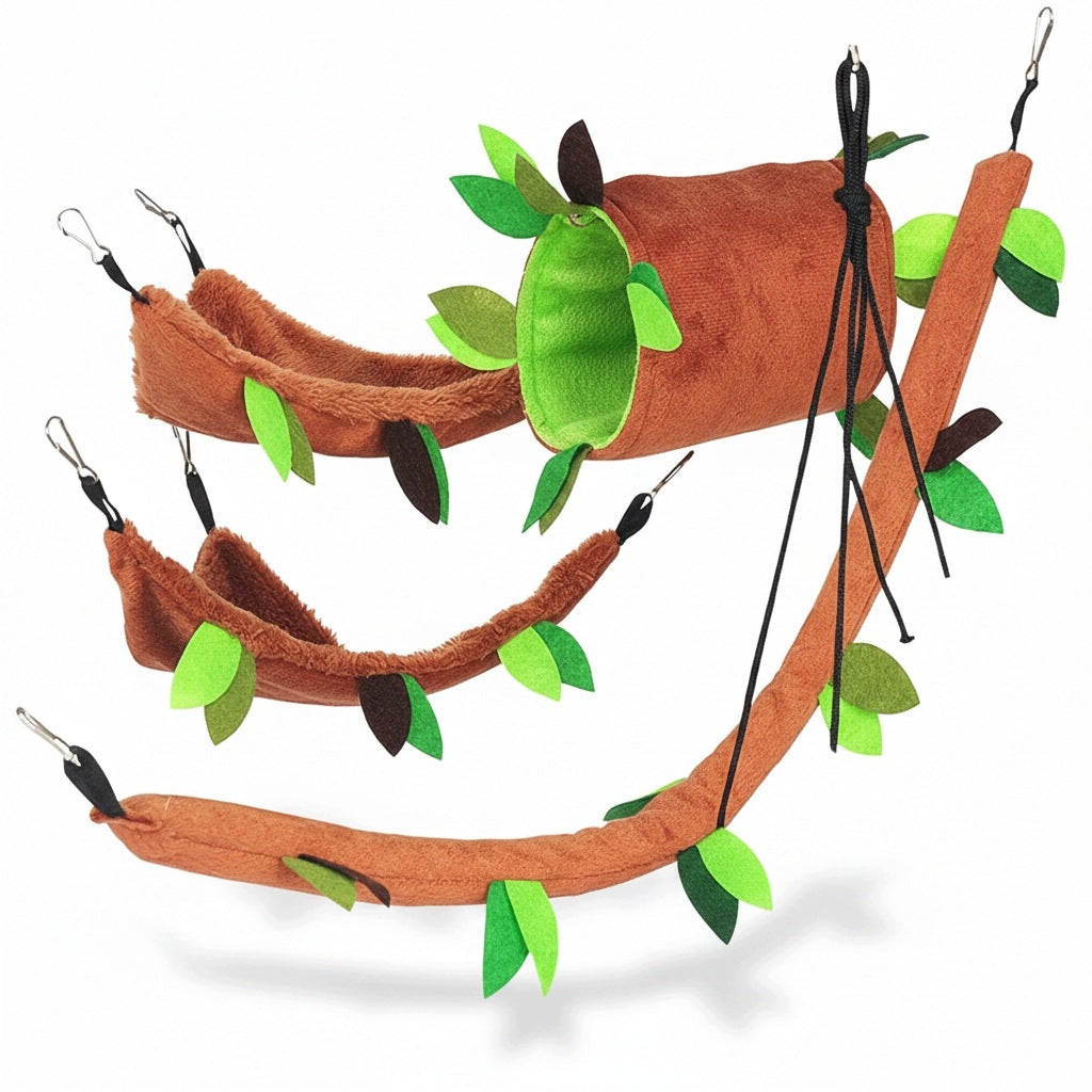 InAndOutdoorMatch - Hammock and Toys Set - 5-Piece - Plush