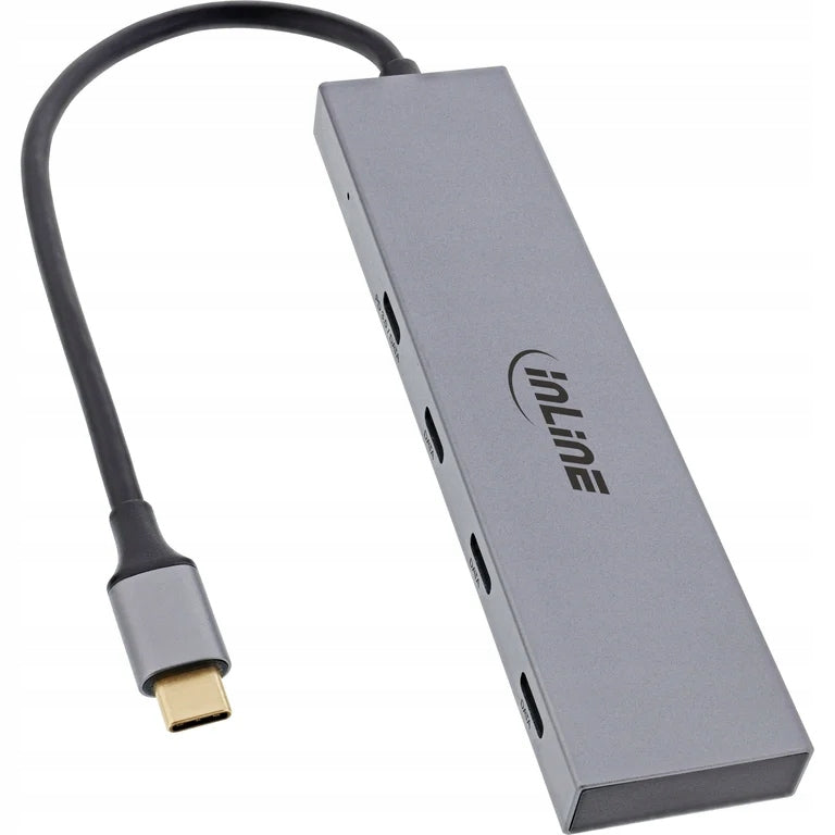 InLine 35392B USB 2.0 Type-C hubs and hubs 10000 Mbit/s Grey Manufacturer InLine