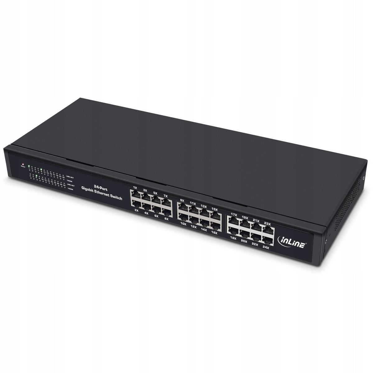InLine Gigabit Network Switch 24-Port, 1Gb/s, 19"