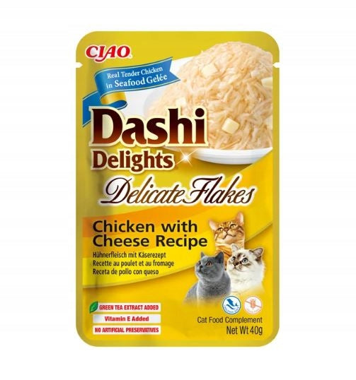 Inaba Cat Dashi Delights Flakes Chicken & Cheese 40g