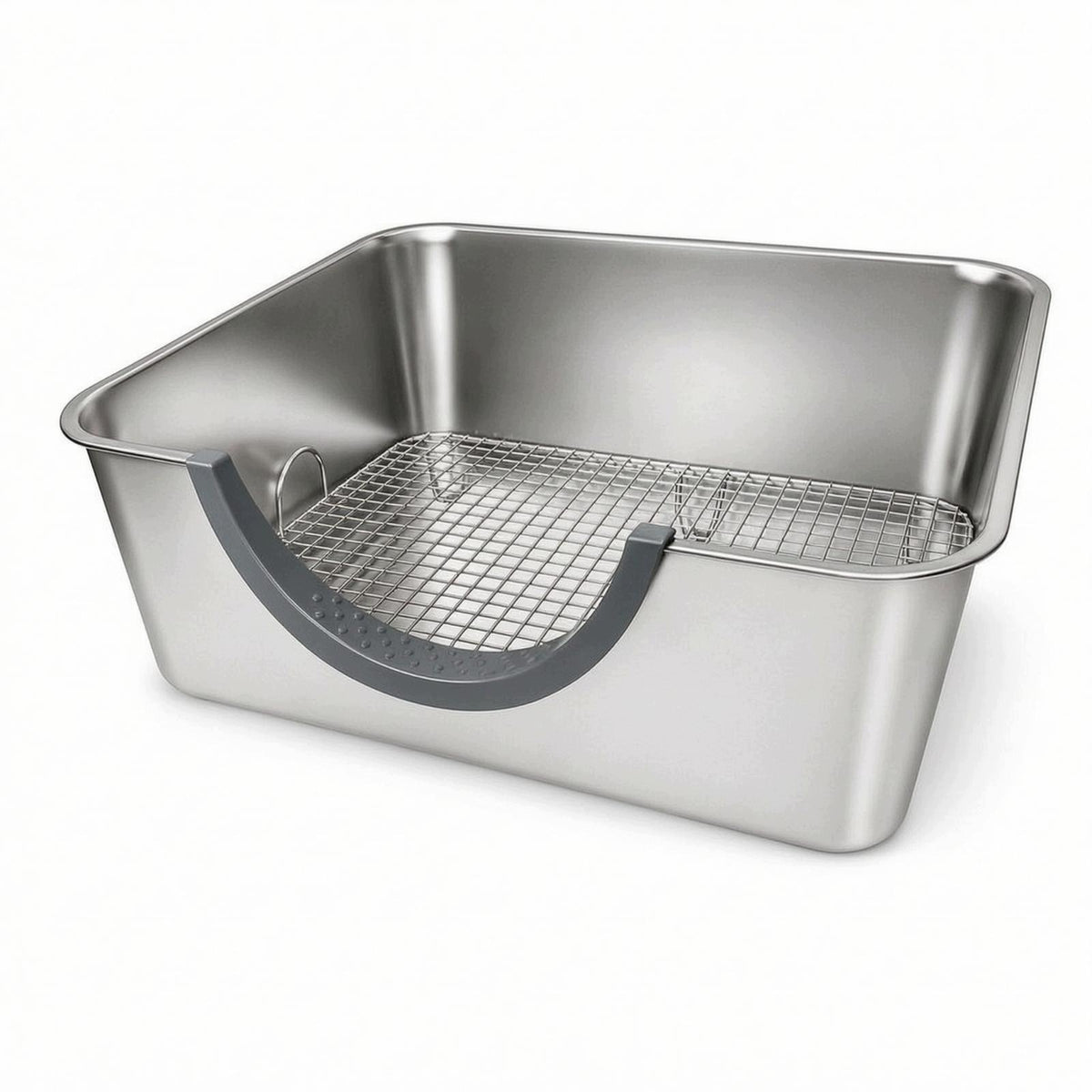 Indoor Cage Tray Stainless Steel with Removable Grid All IN One Rabbit a
