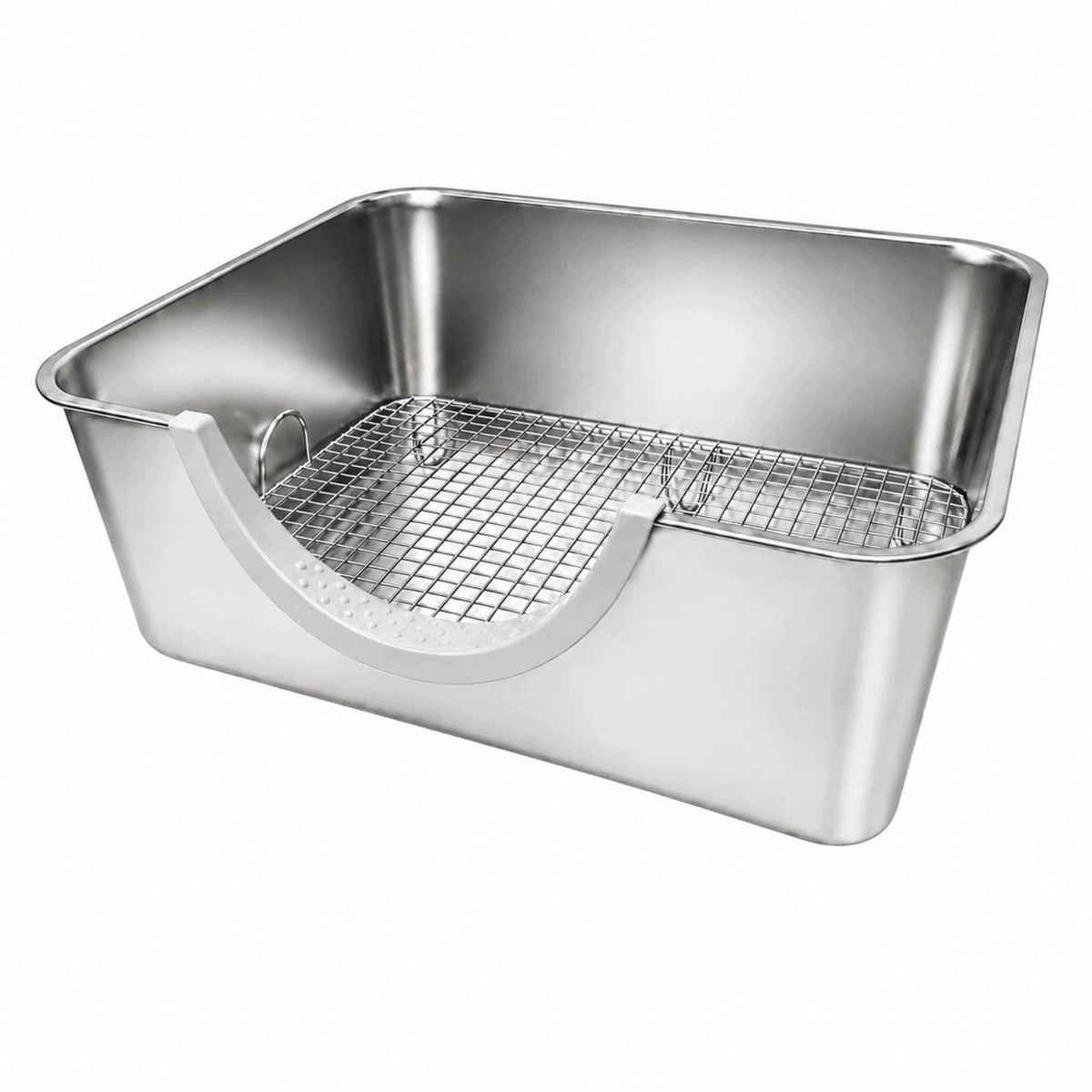 Indoor Cage Tray Stainless Steel with Removable Grid and All IN One Rabbit