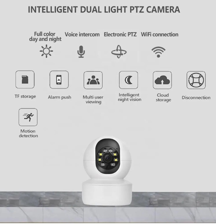 Indoor Camera Rotating IP 2MP WIFI Monitoring App iCSee Manufacturer code GAD0562