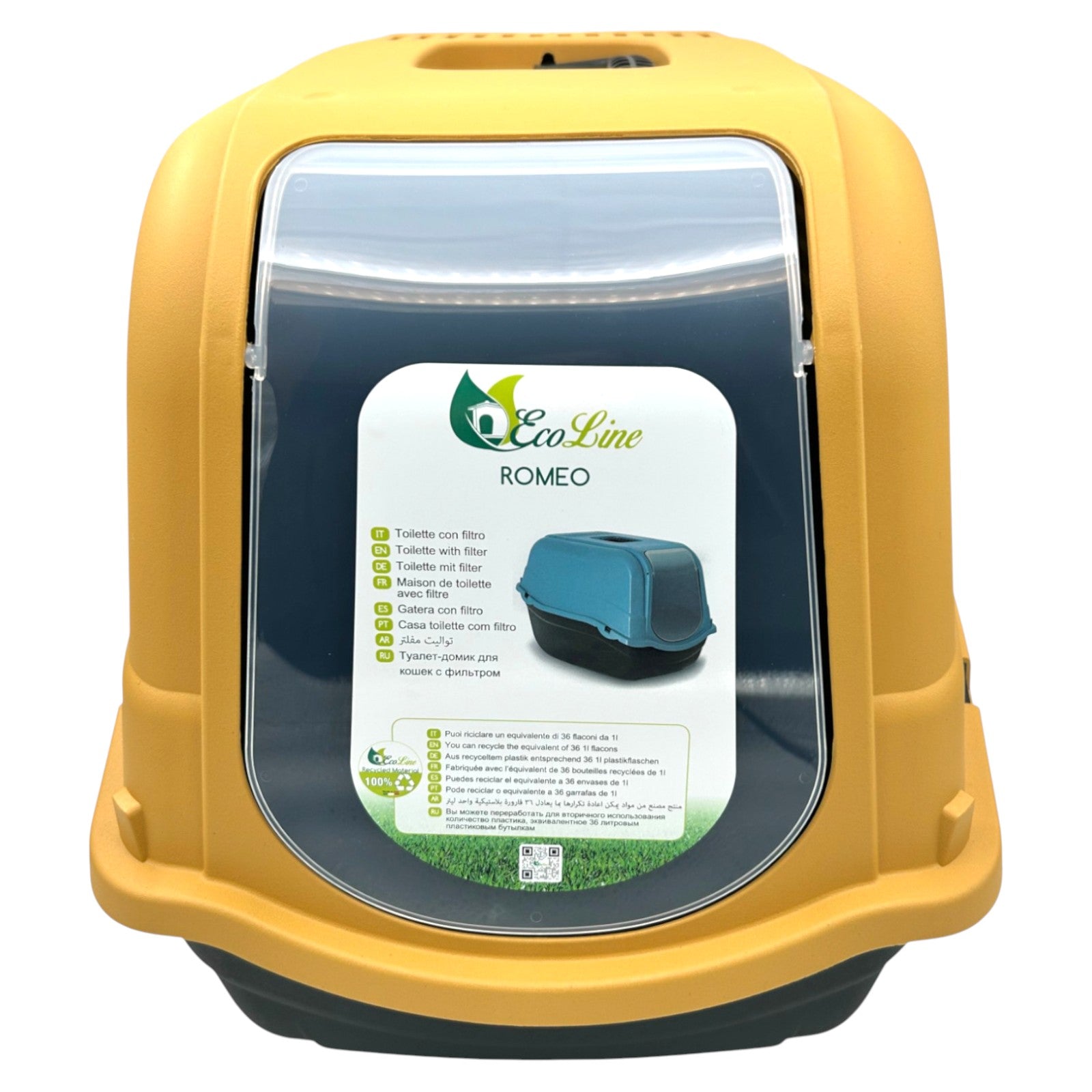 Indoor Cuvette for Cat Romeo 57x39x41 cm with Filter Comfortable Toilet COLORS Manufacturer code 0010320