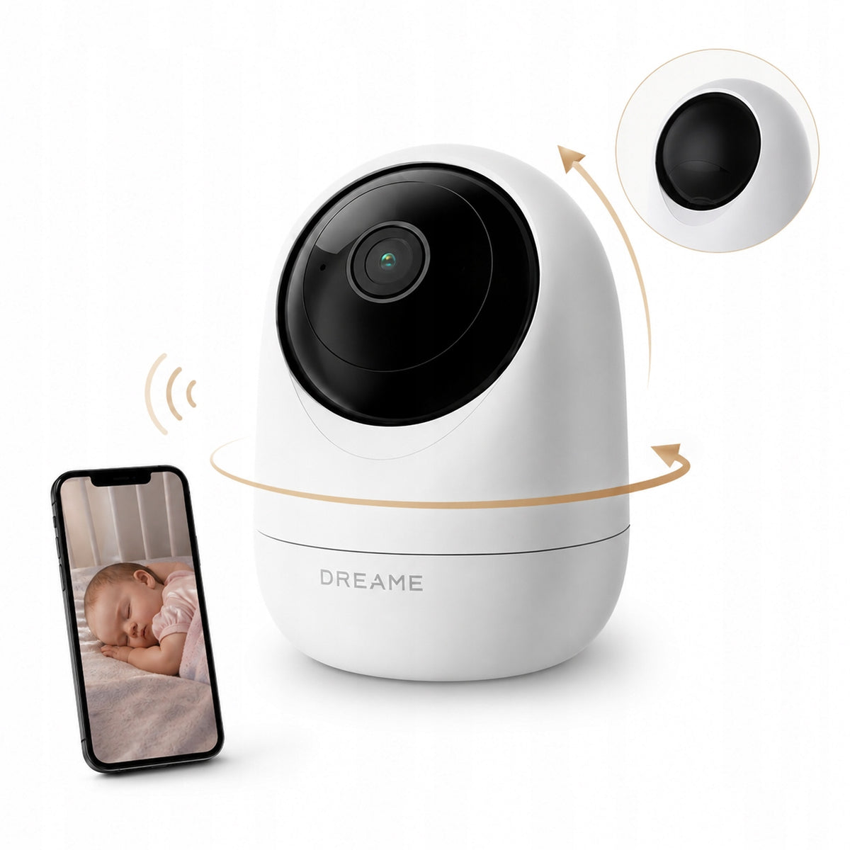 Indoor Dreame Care SE 1 InCam WiFi 360° AI Detection