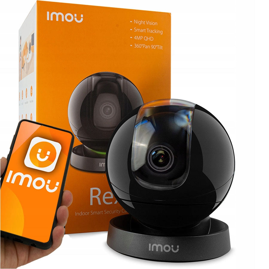Indoor IP Camera Imou REX IPC-A46LP-D Wi-Fi with Rotation Function Black