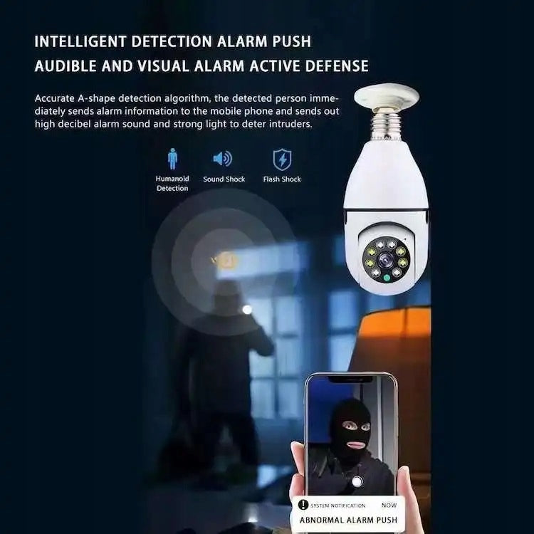 Indoor Rotating Wifi Camera FullHD Tracking Motion Detection Notify Manufacturer code COOAU Kamera IP 2K