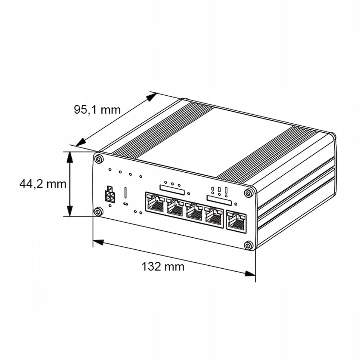Industrial 5G SELFSAT MWR 5540 Dual SIM WiFi WAN Port Router 2,4/5 GHz Packaging status original