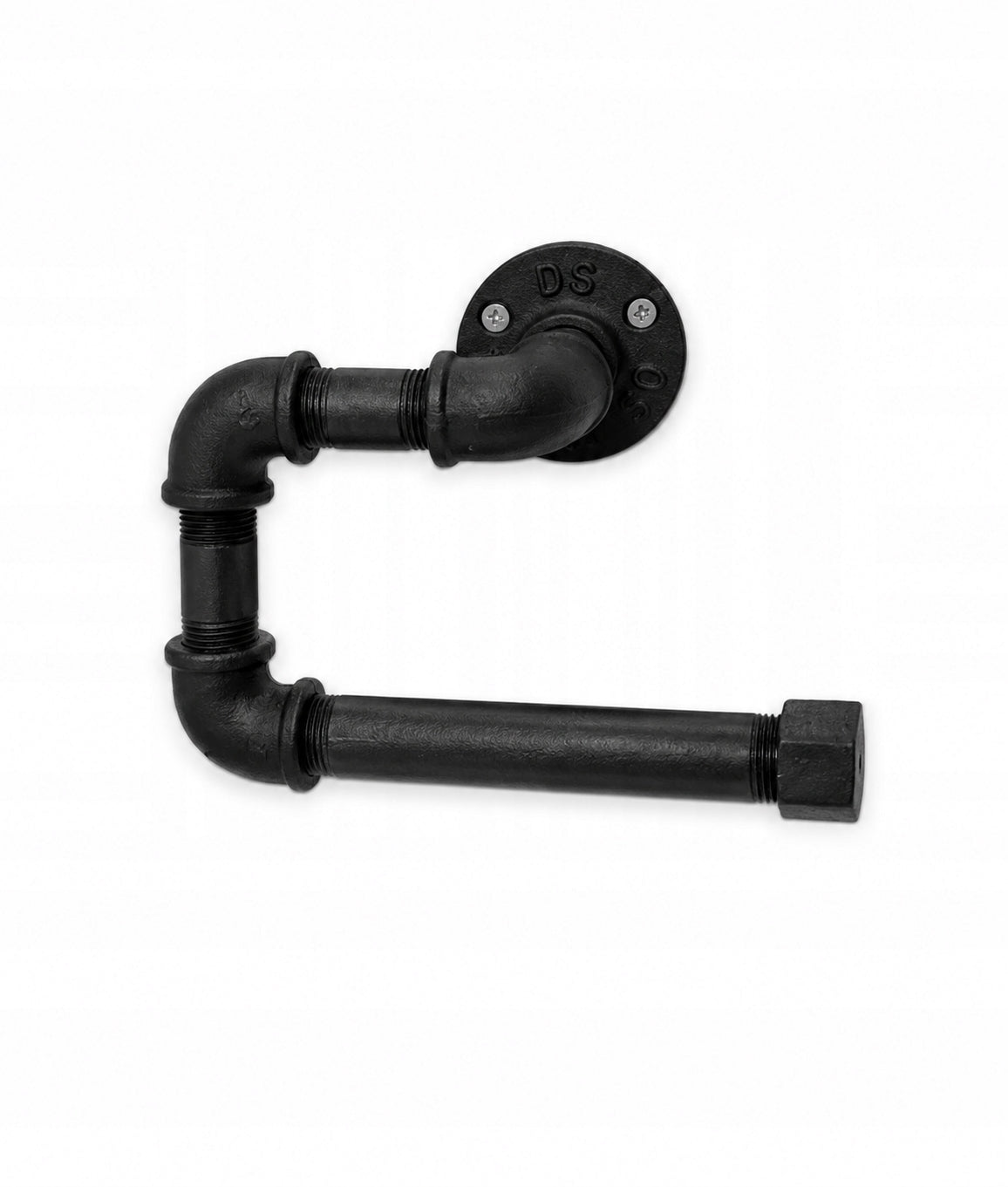 Industrial Pipe Toilet Paper Holder – Black Loft