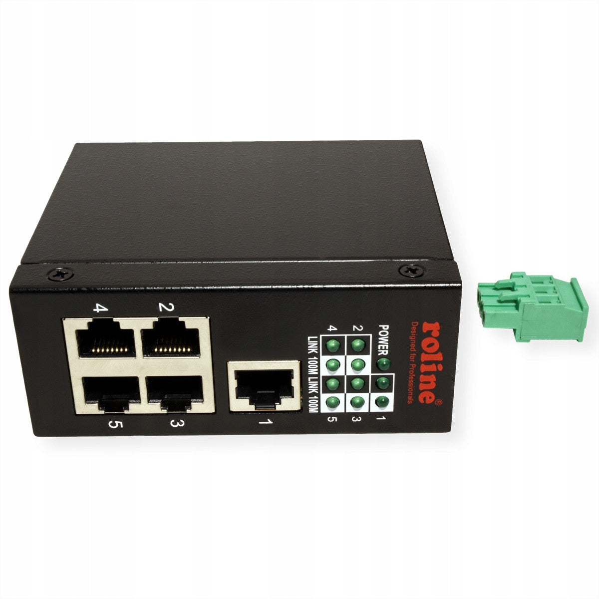 Industrial Switch 5x RJ-45 Unmanaged Manufacturer Roline