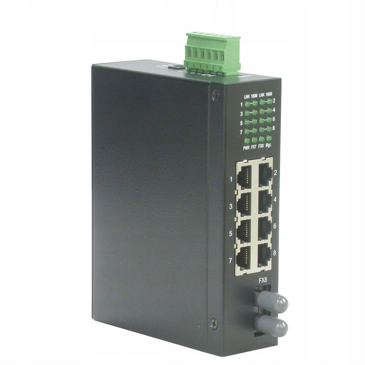 Industrial Switch 7x RJ-45 1x ST Unmanaged