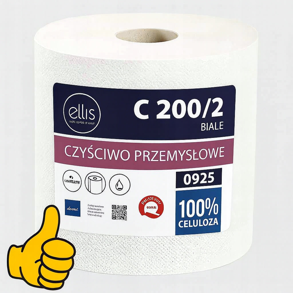 Industrial cleaner, white C200/2 Ellis - 1 ROLL