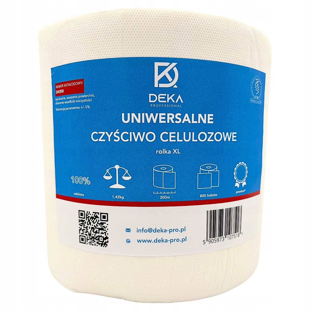 Industrial cleaner white low dust workshop cellulose 2W universal