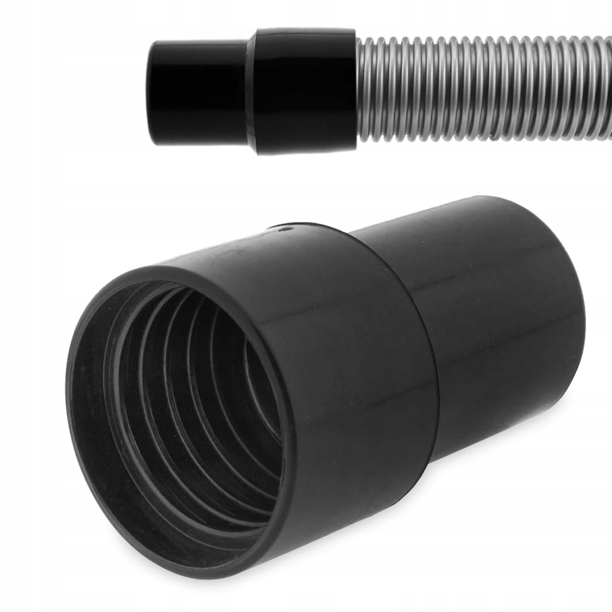 Industrial coupling for hose fi. 32mm black Dominant color black