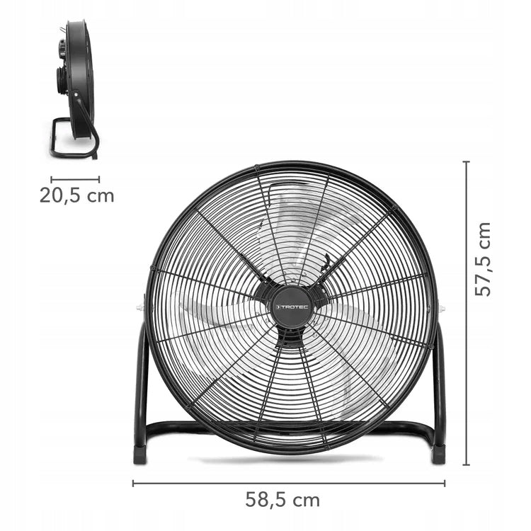 Industrial fan Trotec TVM 20 D 6562 m3/h Functions none tilt angle adjustment