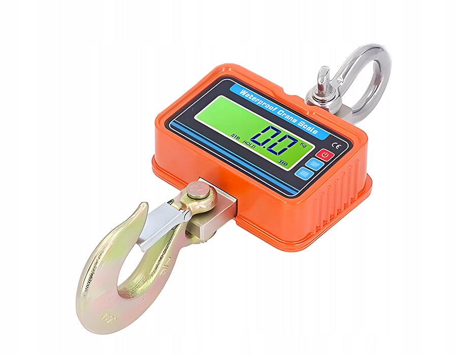 Industrial scale up to 2000 kg hook with display and remote control, wagPRO-H2000 Packaging status original