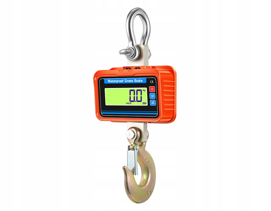 Industrial scale up to 2000 kg hook with display and remote control, wagPRO-H2000