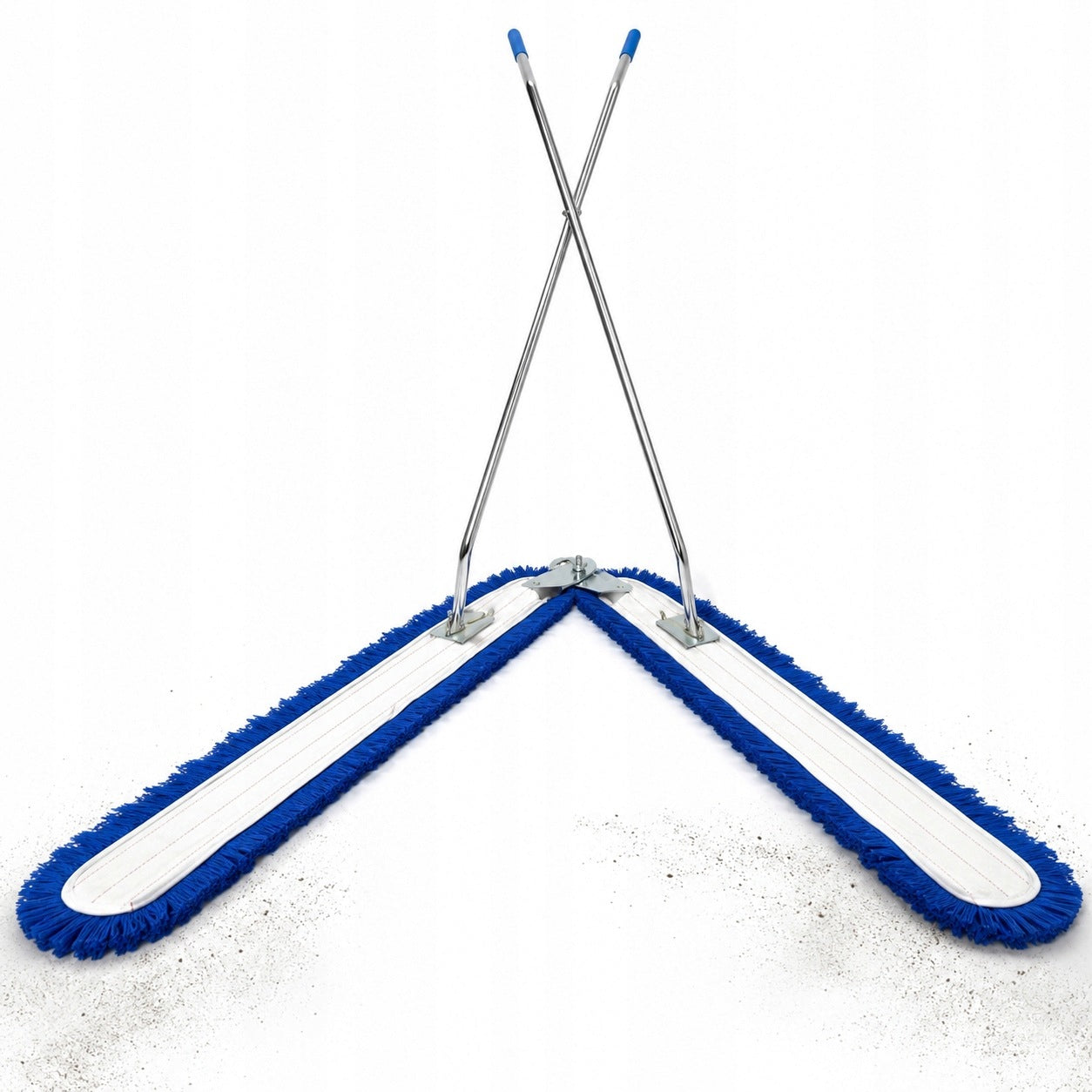Industrial scissor mop 2x100 cm for large surface school warehouse hall
