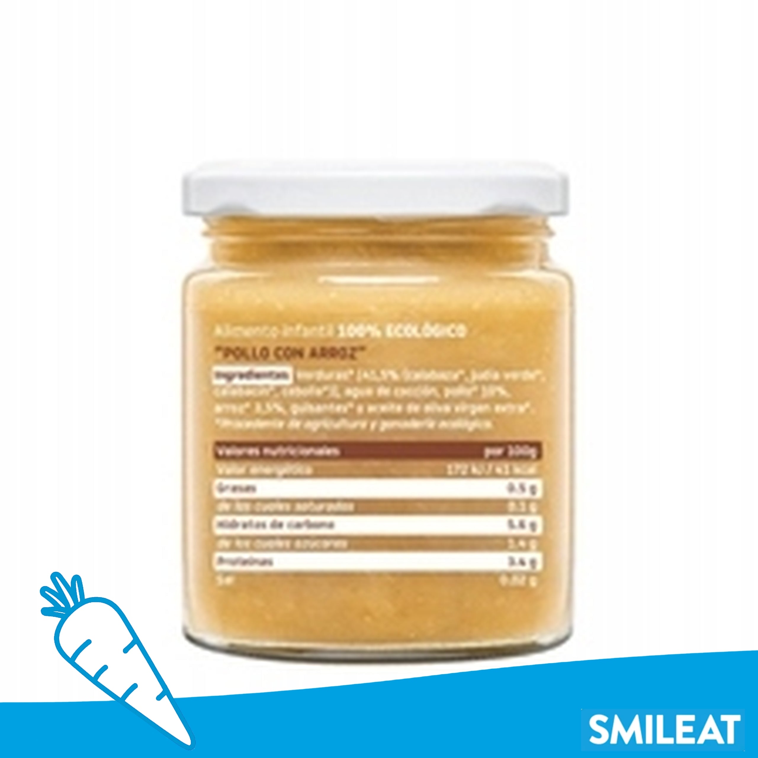 Infant Lunch BIO with Chicken and Rice after 6 Months Onwards Smileat 230 g EAN (GTIN) 8437014583045