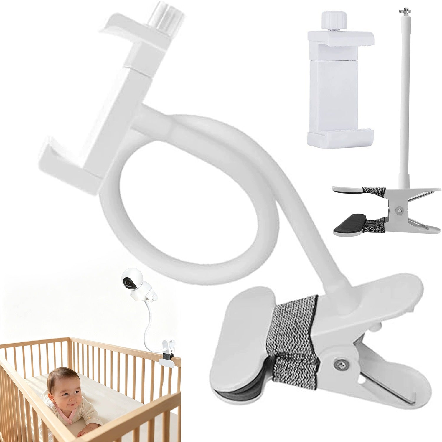Infant Monitoring Holder Flexible For Small Cameras 40cm