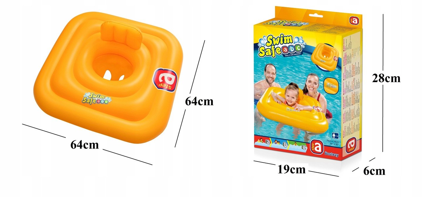 Infant Swimming Learning Seat Bestway 32050 Color yellow