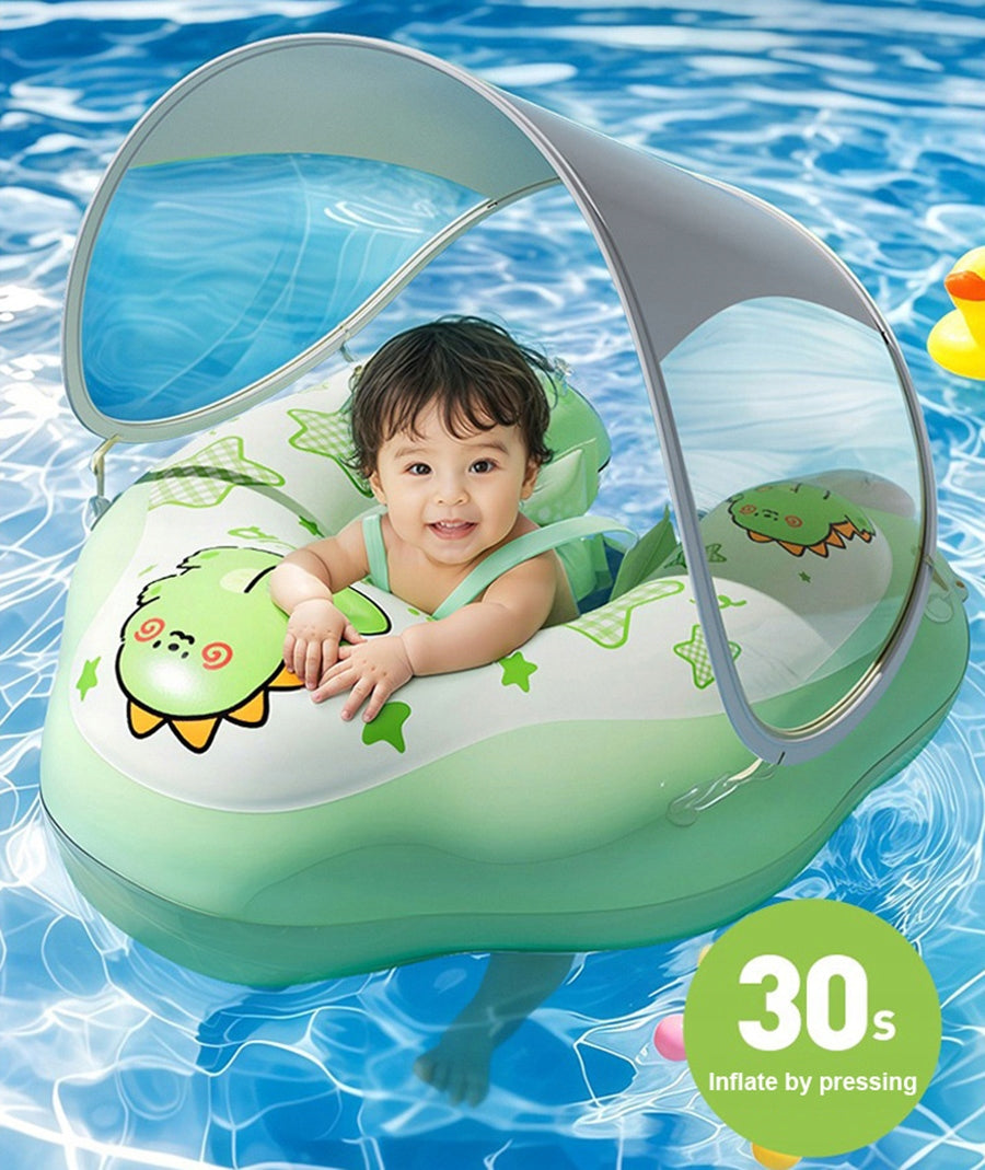 Infant Swimming Wheel with visor, pink, 13-22 kg (Size XL) Manufacturer code ZGEER RTYUIOD