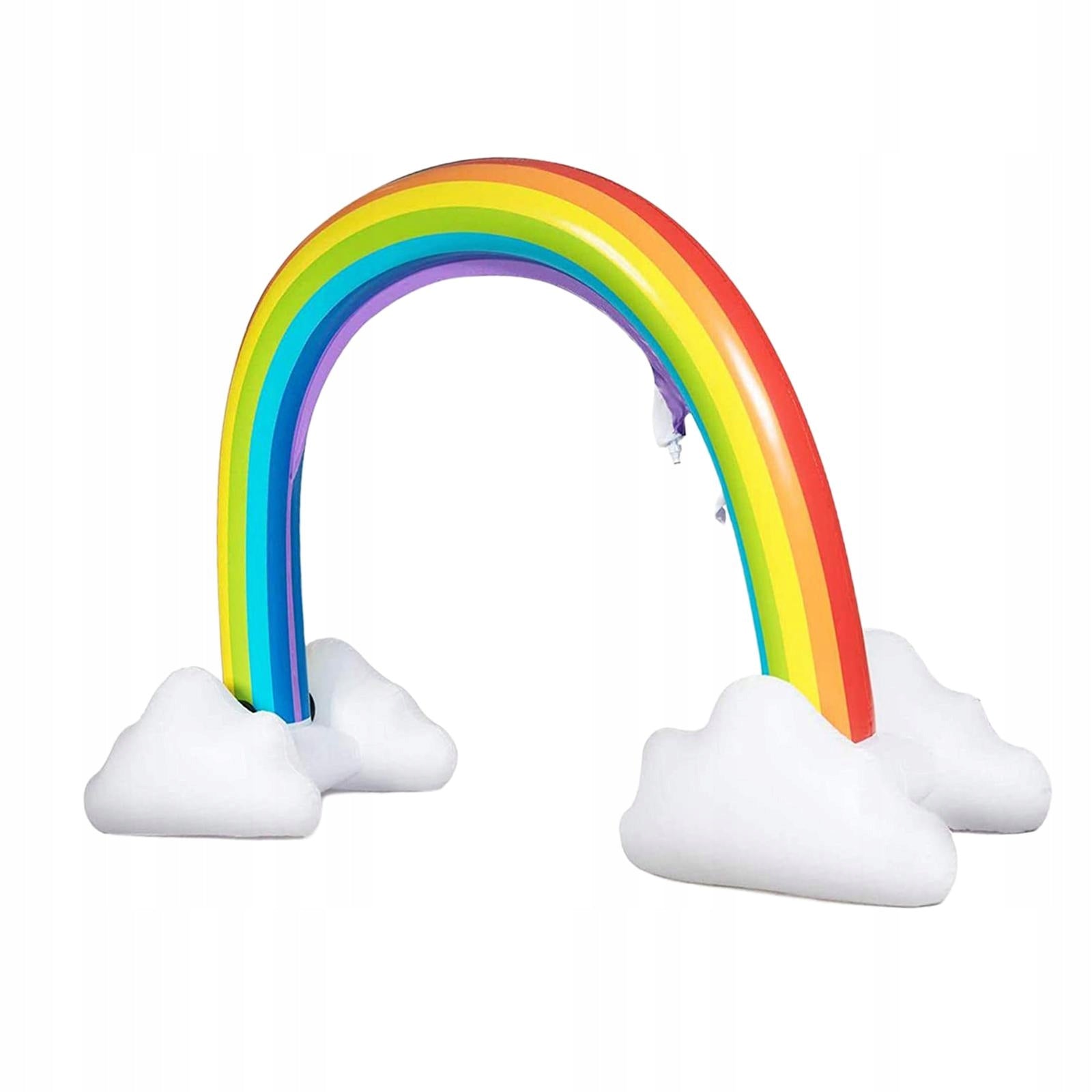 Inflatable Arch Sprinkler Water Toy Rainbow Bridge Outdoor Lawn Sprinkler Brand no brand