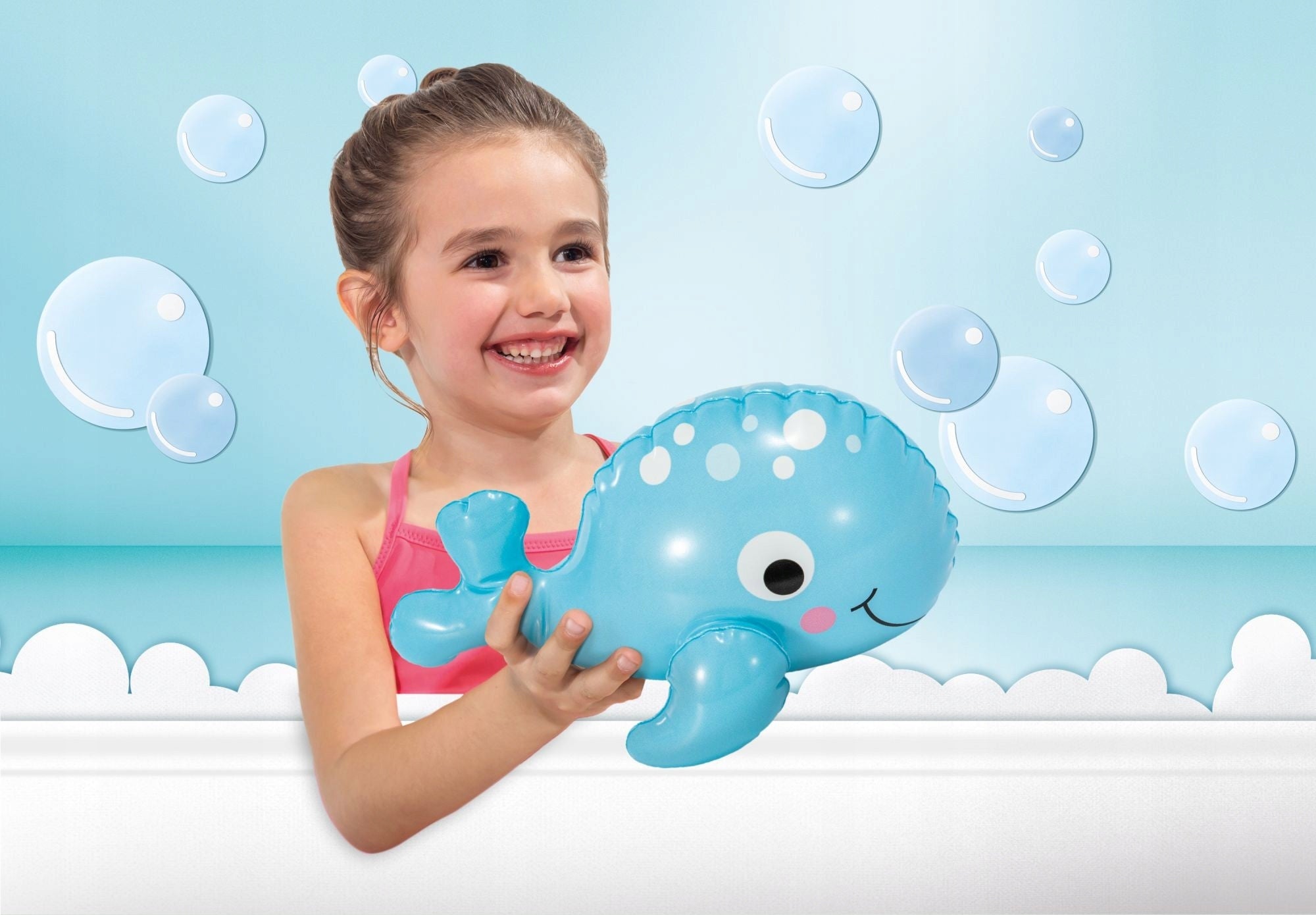 Inflatable Bath Toy for Kids Bathtub Pool Whale INTEX 58590 Kind other