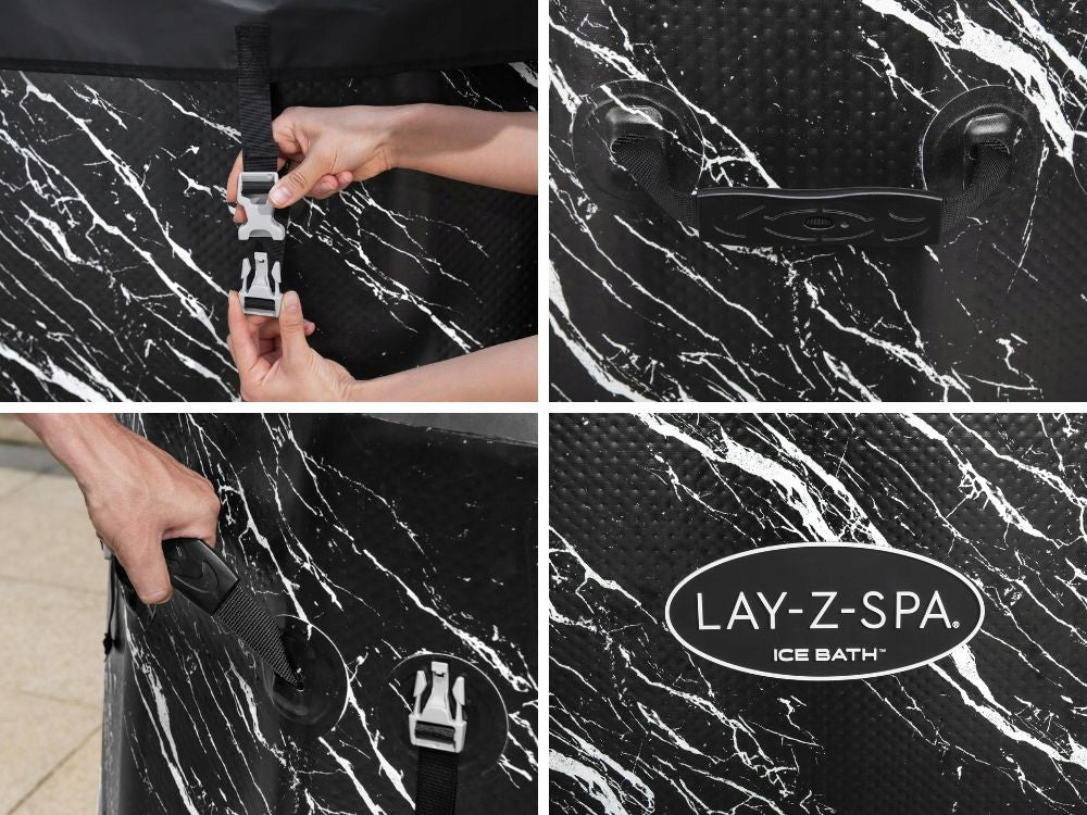 Inflatable Bathtub Swimming Pool for Ice Bath Lay-Z-Spa Bestway 6002Q Length 152 cm