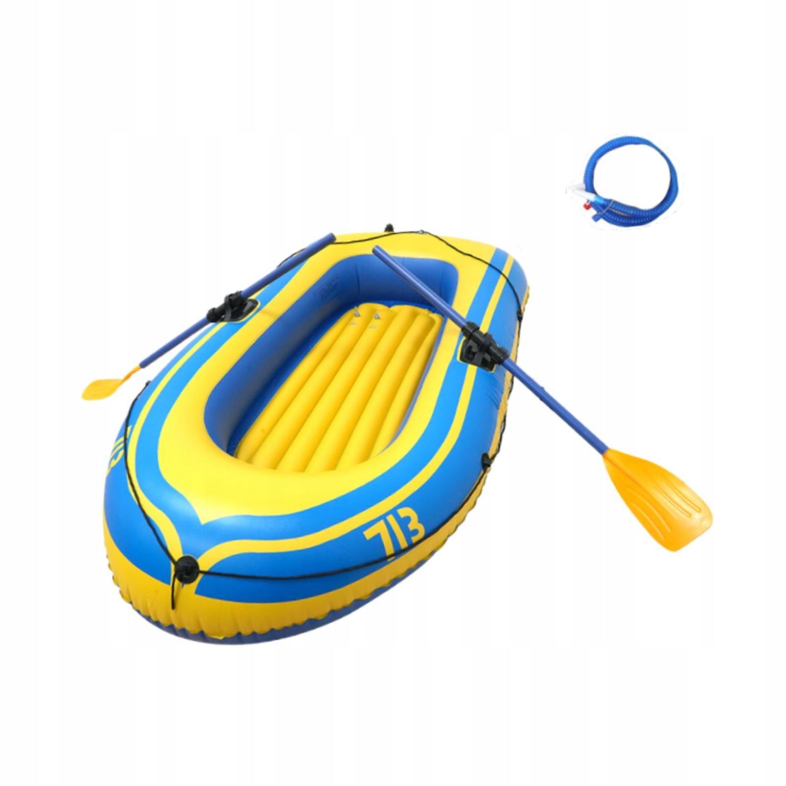 Inflatable Boat Super Strong PVC for Ponds Lakes Rivers Summer yellow Brand no brand