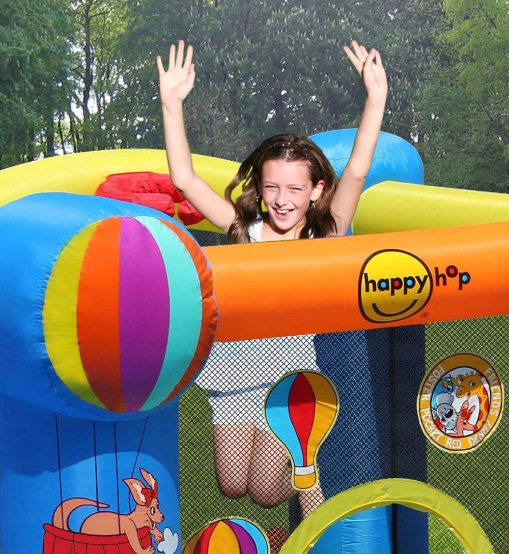 Inflatable Castle Balloons Trampoline HappyHop Slide for Kids Safe Character/Title none