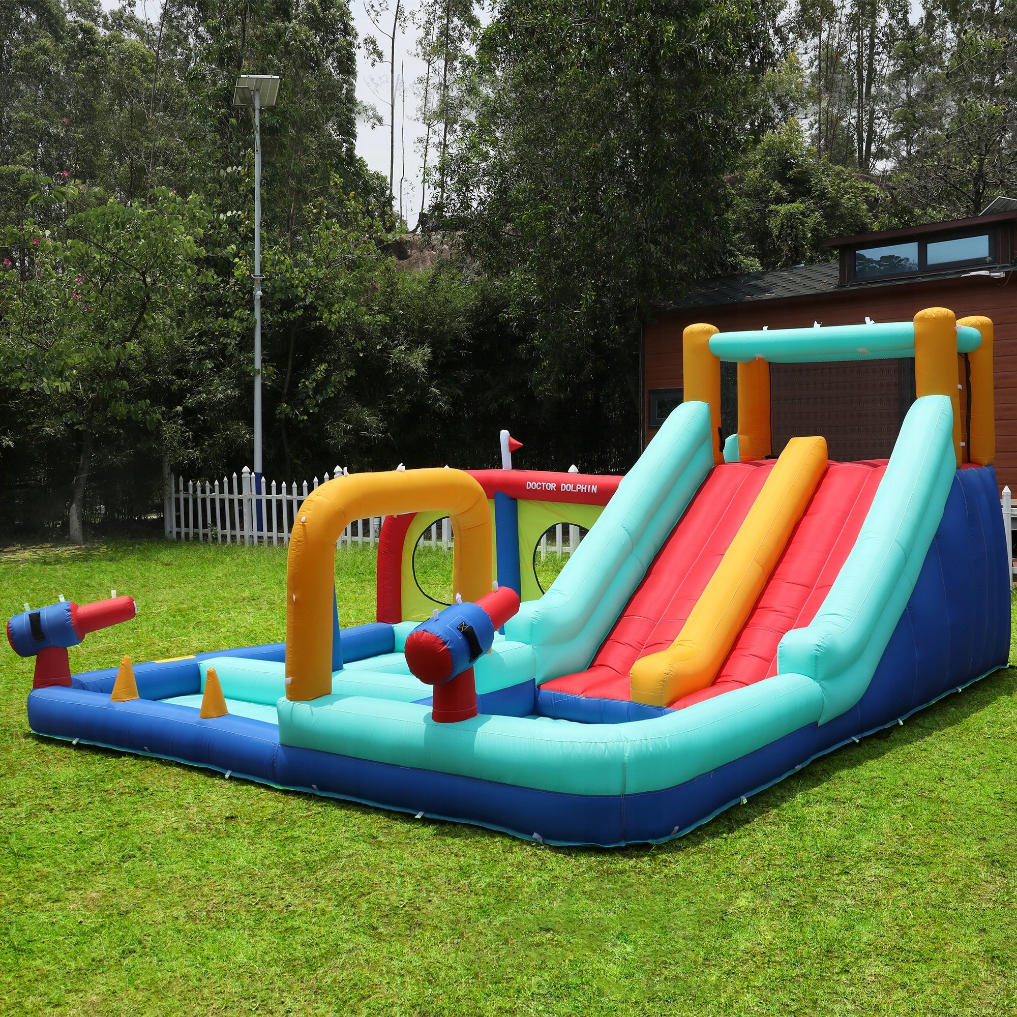Inflatable Castle For Children Inflatable Garden Water Park Toys Slide Dominant material other
