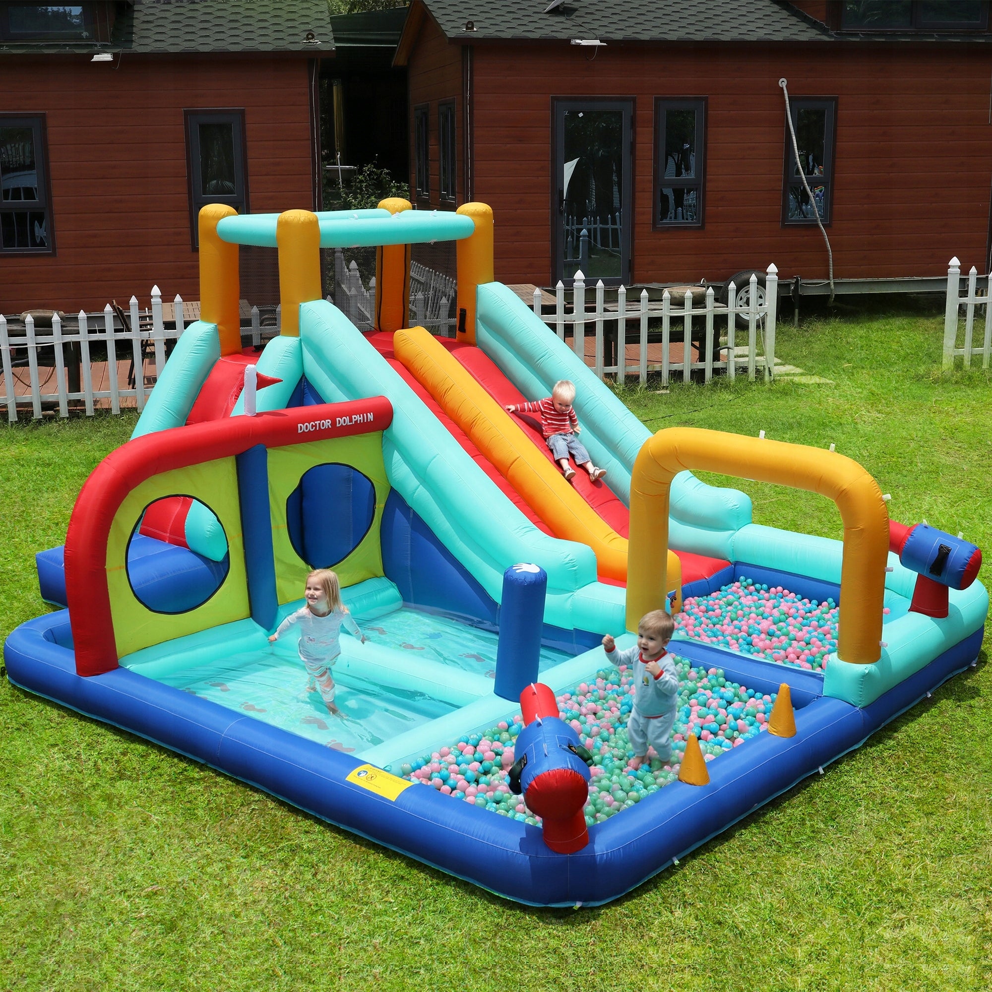 Inflatable Castle For Children Inflatable Garden Water Park Toys Slide Kind accessories