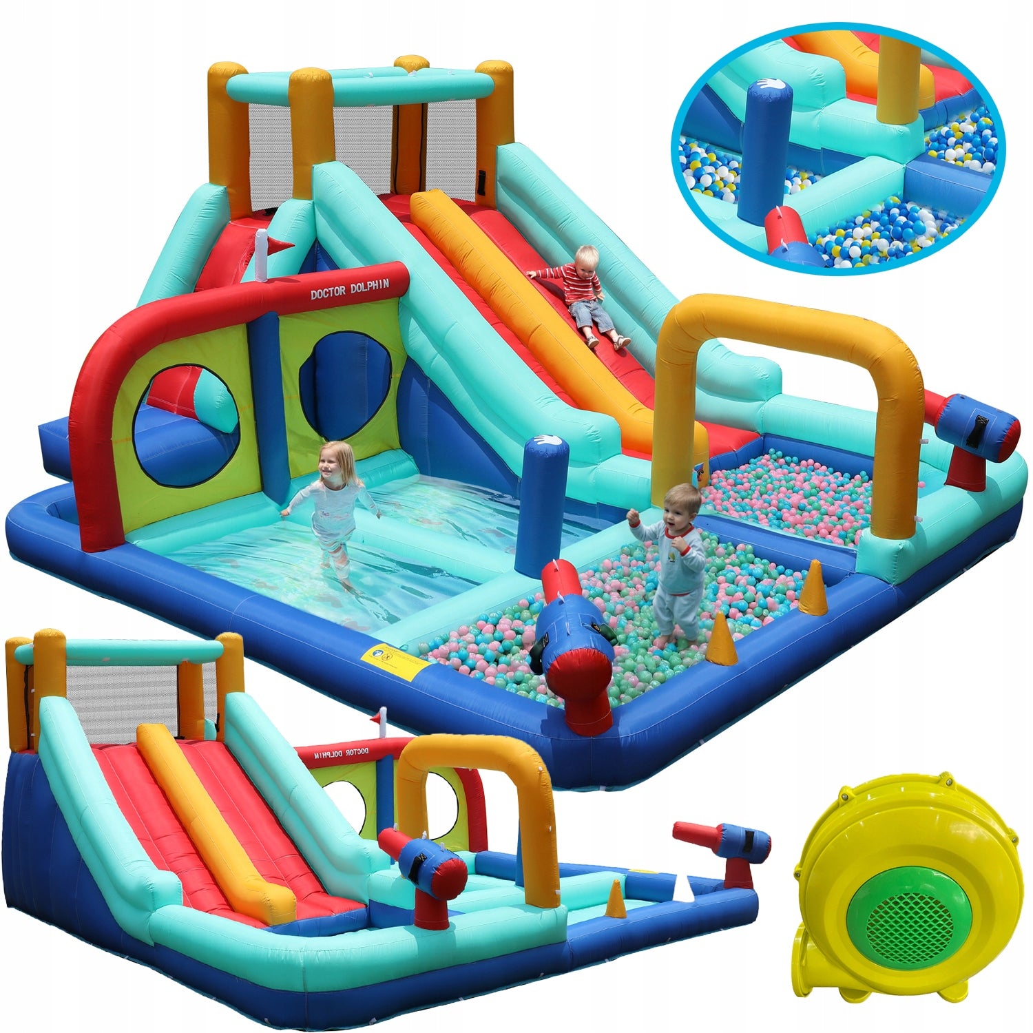 Inflatable Castle For Children Inflatable Garden Water Park Toys Slide