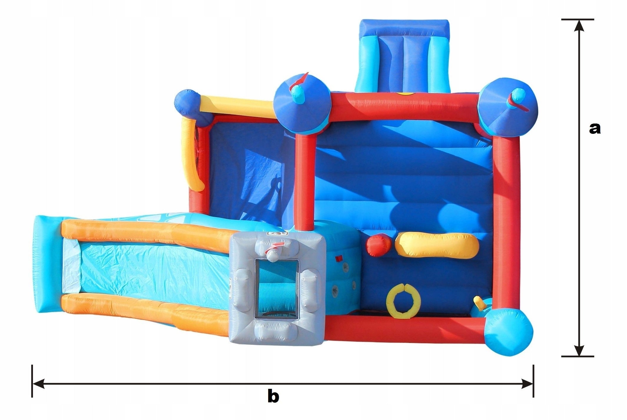Inflatable Castle GRIFFIN Trampoline HappyHop Blower 13in1 XXL HUGE Brand HappyHop