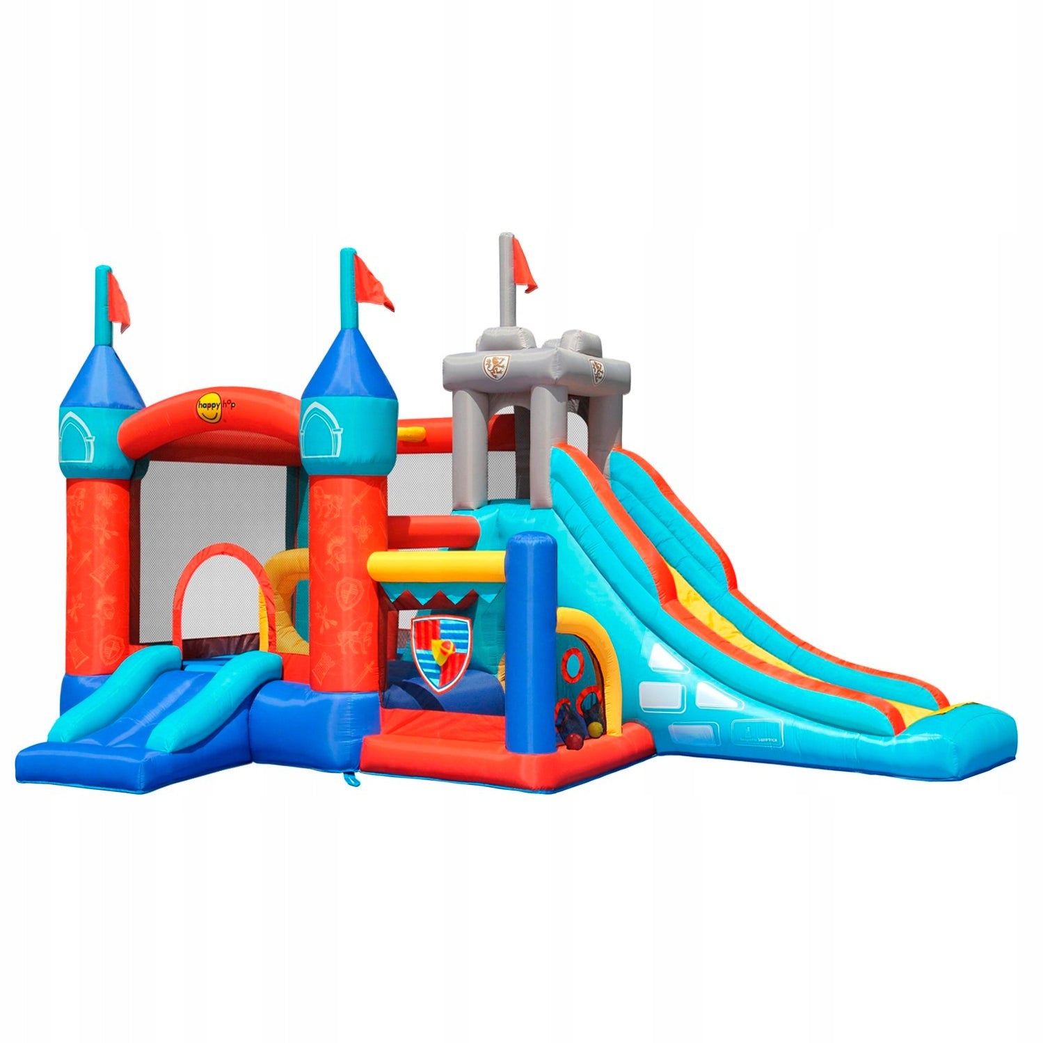 Inflatable Castle GRIFFIN Trampoline HappyHop Blower 13in1 XXL HUGE Packaging status original