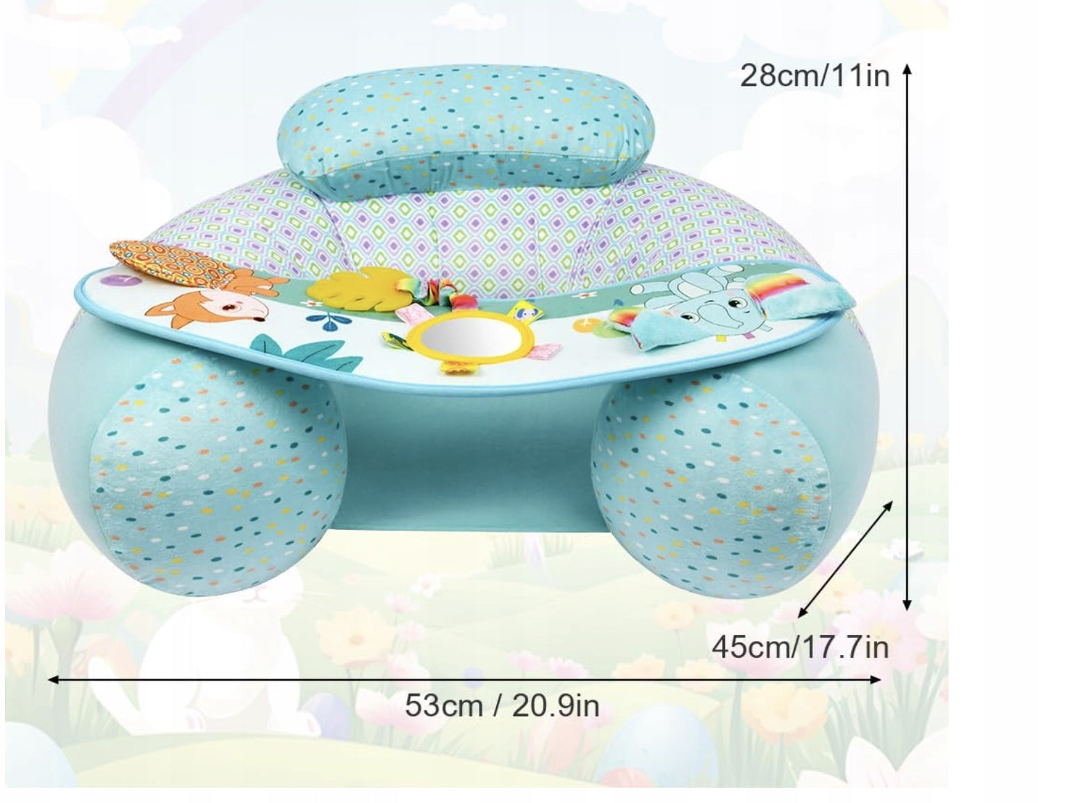 Inflatable Child Seat Sensory Tray Toy Seat Brand no brand