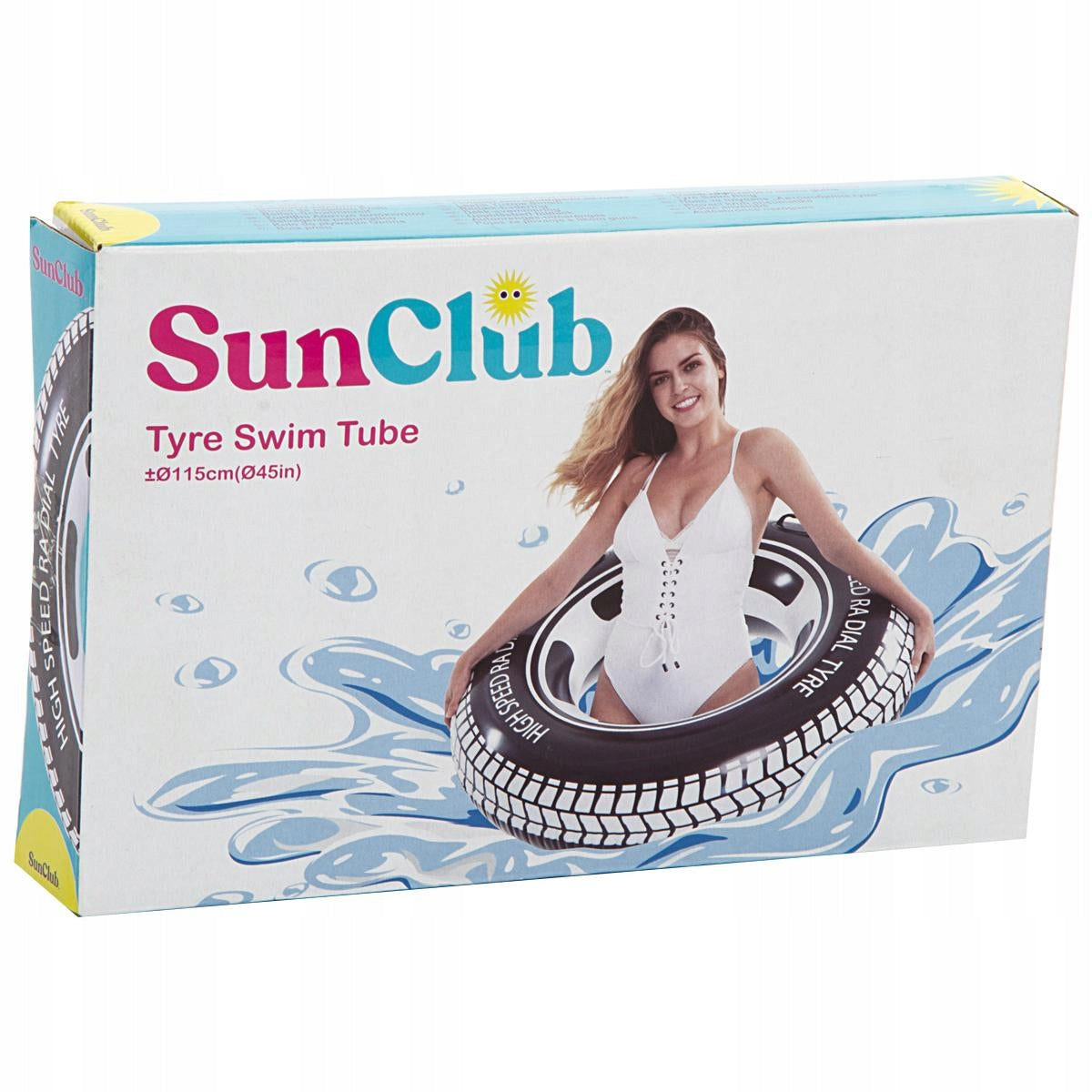 Inflatable Circle Swimming Tire For Water Circle 115cm Sun Club Mattress Holder EAN (GTIN) 6920388661980