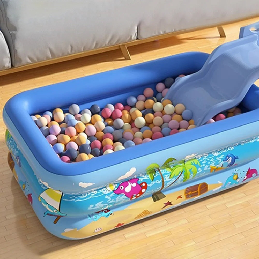 Inflatable Garden Pool for Children 150x105x50 Product width 84 cm