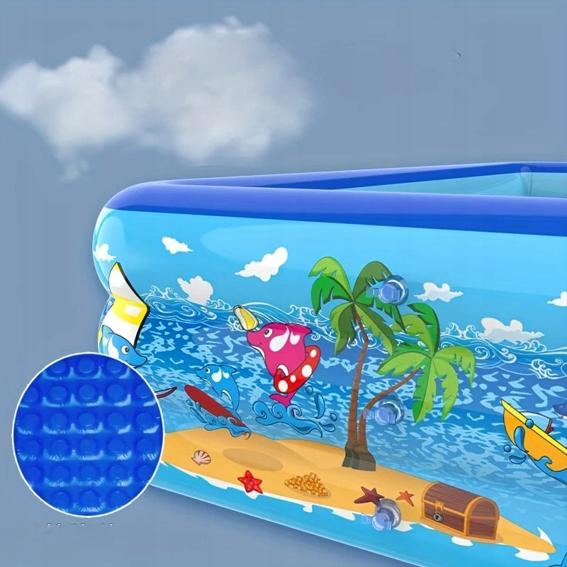 Inflatable Garden Pool for Children 150x105x50 Volume 450 l