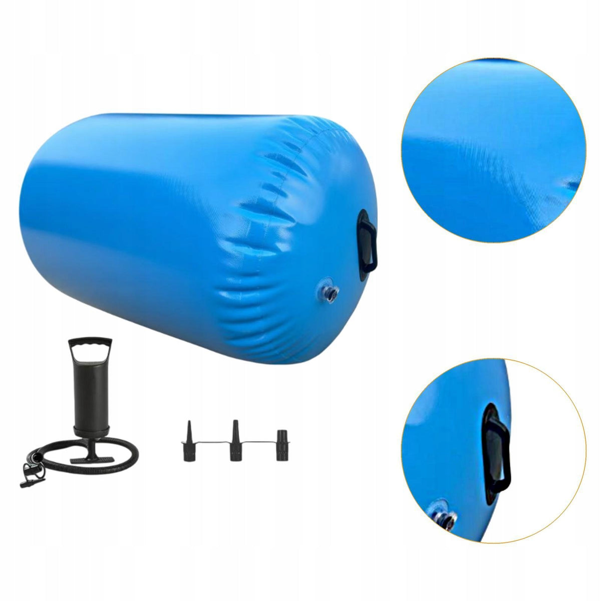 Inflatable Gymnastics Mat, Gymnastics Air Roller, Lightweight Blue Packaging status original