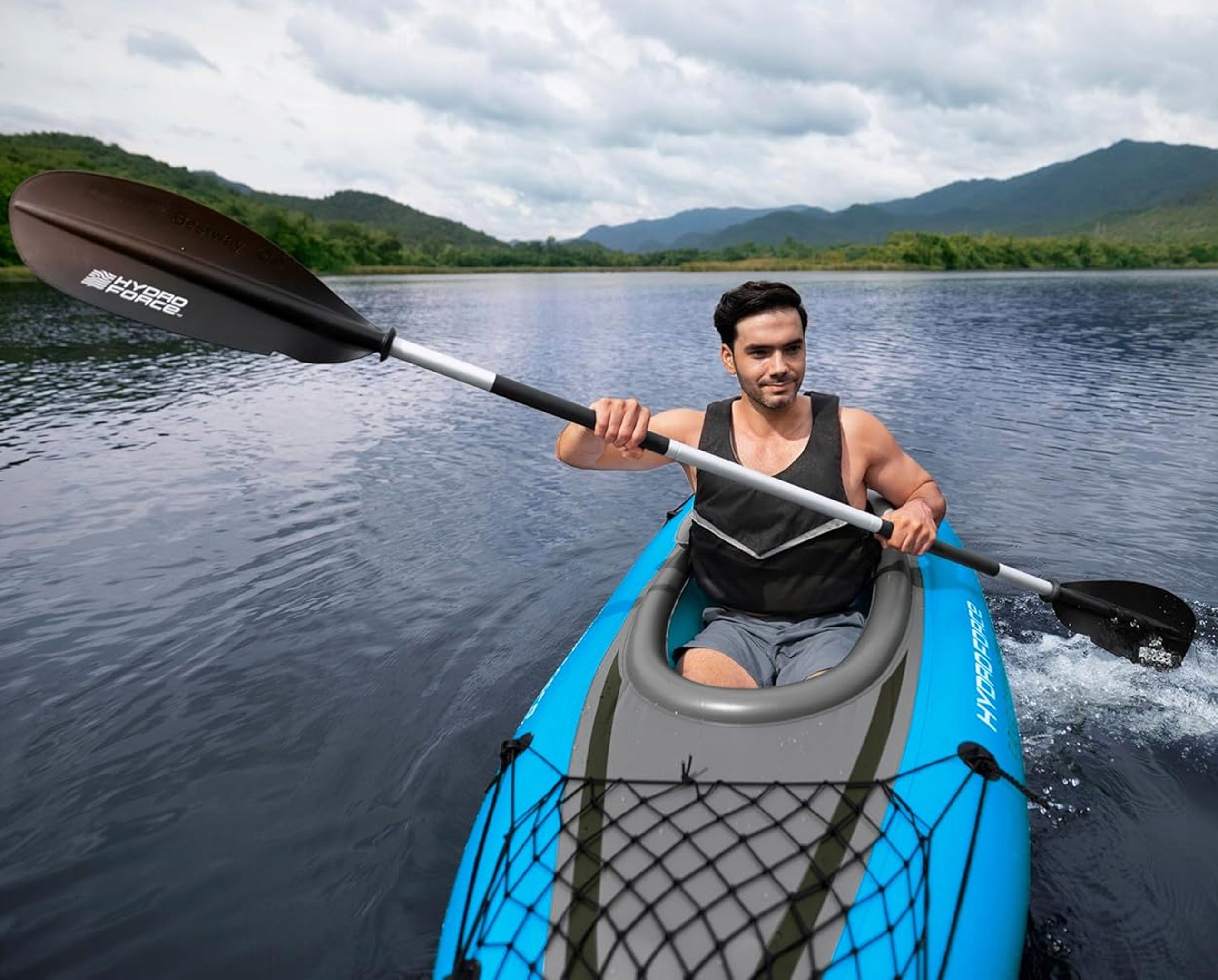 Inflatable KAYAK Cove Champion 275x81cm Bestway paddle pump set Brand Bestway